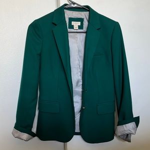 J Crew Schoolboy Emerald Blazer